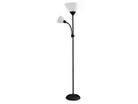 LivingStyles Georgia Metal Mother & Child Floor Lamp, Black offer