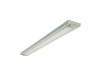 LivingStyles Wave Single Fluorescent Batten Ceiling Light, T5, 13W, Silver offer