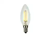 LivingStyles Allume C35 Dimmable LED Filament Globe, E14, 4W, 4000K, Clear offer