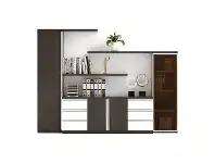 Xander Commercial Grade Office Display Unit, 280cm