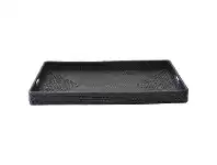 LivingStyles Savannah Rattan Tray, Rectangle, Medium, Black offer