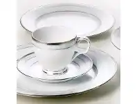 LivingStyles Noritake Hampshire Platinum Fine Porcelain Dinner Plate offer