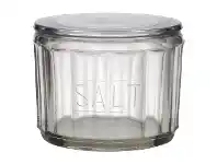 Hemingway Glass Salt Jar