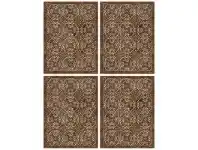 LivingStyles Telki Milano Monza Italian Made Placemat, Set of 4 offer