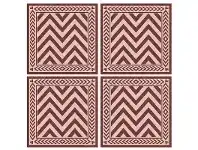 Telki Milano Sania Italian Made Square Coaster, Set of 4