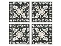 LivingStyles Telki Milano Parma Italian Made Square Coaster, Set of 4 offer