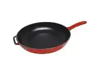 LivingStyles Chasseur Cast Iron Fry Pan, 28cm, Federation Red offer