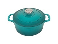 Chasseur Cast Iron Round French Oven, 28cm, Mediterranean