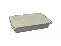 LivingStyles Chasseur Cast Iron Rectangular Roaster, 40x26cm, Celestial Grey offer