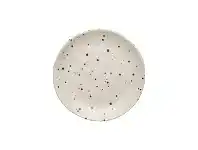 LivingStyles Ecology Speckle Stoneware Cake Plate, Polka offer