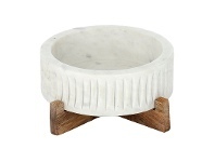 LivingStyles Marshall Marble & Timber Spice Bowl offer