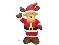 The Party People Shop Christmas Inflatables - Reindeer Waving 135 cm offer