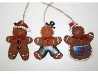 The Party People Shop Christmas Ornament - Gingerbread, Assorted offer