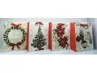 The Party People Shop Gift Bag - Christmas, Glitter Medium offer