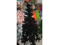 The Party People Shop Christmas Tree - Black 180 cm, Metal Base 600 Tips offer