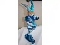 The Party People Shop Christmas Ornament - Elf, Blue/Silver offer