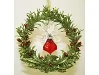 The Party People Shop Christmas Ornament - Wreath, Glitter offer