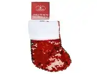 The Party People Shop Christmas Ornament - Stocking, Sequin offer