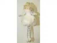 The Party People Shop Christmas Ornament - Girl Angel, 28 cm White offer