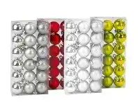 The Party People Shop Christmas Baubles - Shiny, Glitter & Matte 4 cm 18 pk Assorted offer