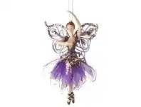 Christmas Ornament - Ballerina, Purple