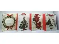The Party People Shop Gift Bag - Christmas, Glitter Large offer
