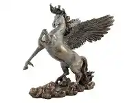 LivingStyles Veronese Cold Cast Bronze Coated Greek Mythology Figurine, Pegasus offer
