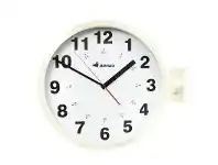 LivingStyles Dulton Dual Display Metal Station Clock - Ivory offer