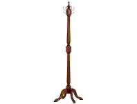 LivingStyles Farrin Solid Mahogany Timber Coat Hanger - Mahogany offer
