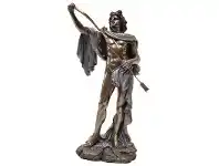 LivingStyles Veronese Cold Cast Bronze Coated Greek Mythology Figurine, Apollo offer