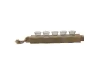 LivingStyles Jali Mango Wood Tealight Holder, Medium offer