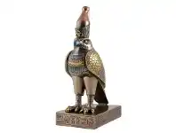 LivingStyles Veronese Cold Cast Bronze Coated Egyptian Mythology Figurine, Horus offer