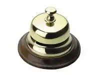 LivingStyles Sailors Inn Desk Bell, Brass offer