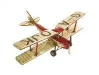 LivingStyles Boutica Handmade Tin Aircraft Model - Red Tigermoth Biplane offer