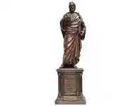 LivingStyles Veronese Cold Cast Bronze Coated Statue of Socrates Philosopher offer