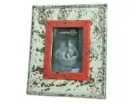 LivingStyles Rochefort 5x7 Inch Distressed Wooden Photo Frame - Cream offer