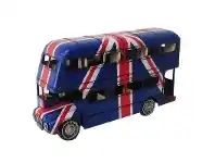 LivingStyles Boutica Handmade Tin Vehicle Model - 1905 London Double Decker Bus offer