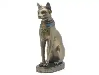 LivingStyles Veronese Cold Cast Bronze Coated Egyptian Mythology Figurine, Bastet, Small offer
