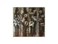 Four Flowers Metal Wall Art