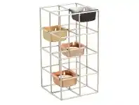 LivingStyles Coro Iron Candle Holder with 4 Tealight Holder offer