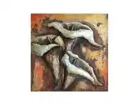 LivingStyles Lilies Metal Wall Art offer