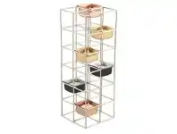 LivingStyles Coro Iron Candle Holder with 6 Tealight Holder offer