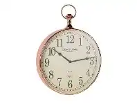LivingStyles Adam Metal Wall Clock, 40cm, Copper offer