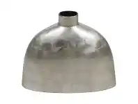 LivingStyles Sora Ceramic Pebble Vase, Medium, Silver offer
