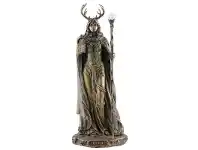 LivingStyles Veronese Cold Cast Bronze Coated Mythology Figurine, Elen of the Ways offer