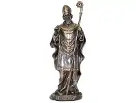 Veronese Cold Cast Bronze Coated Figurine, St. Patrick