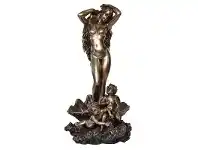 LivingStyles Veronese Cold Cast Bronze Coated Figurine, Sandro Botticelli's Birth of Venus offer