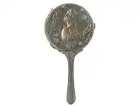 LivingStyles Veronese Cold Cast Bronze Coated Languid Lady Hand Mirror offer