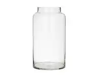 LivingStyles Pail Glass Vase, Large offer
