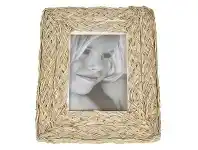 LivingStyles Plait Woven Grass Photo Frame, 5x7" offer